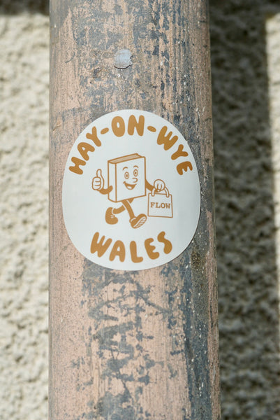 FLOW Hay-on-Wye Sticker - Natural