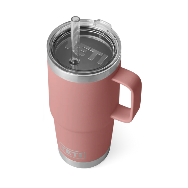 Yeti Rambler 25oz Straw Mug - Sandstone Pink