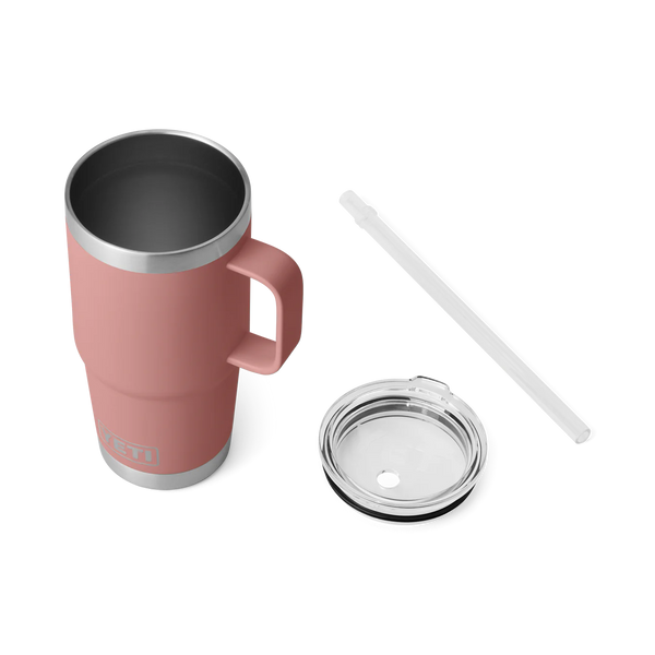 Yeti Rambler 25oz Straw Mug - Sandstone Pink