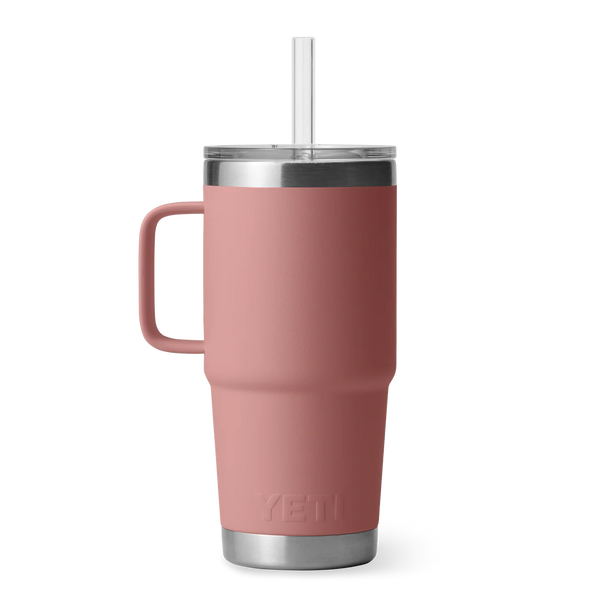 Yeti Rambler 25oz Straw Mug - Sandstone Pink
