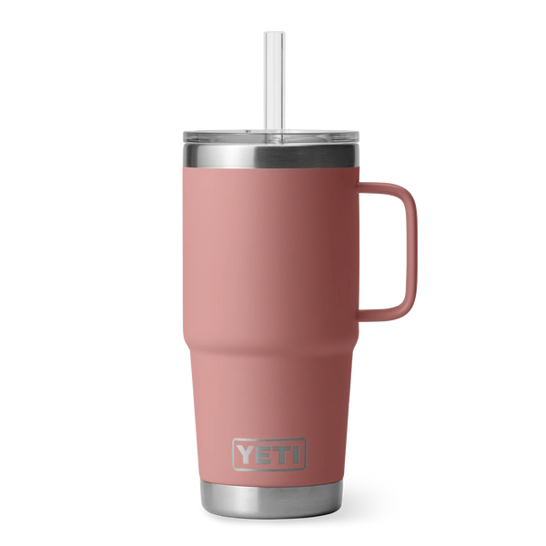Yeti Rambler 25oz Straw Mug - Sandstone Pink