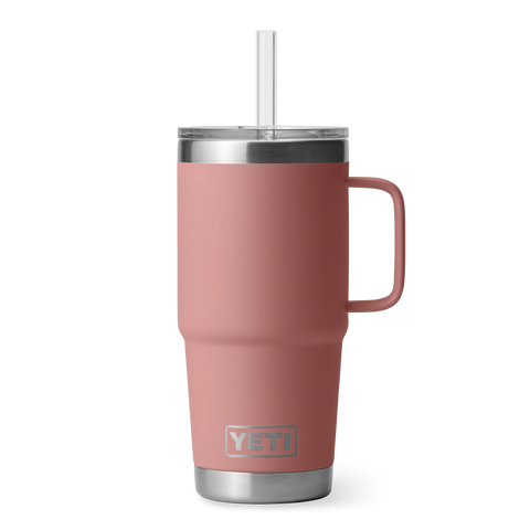 Yeti Rambler 25oz Straw Mug - Sandstone Pink