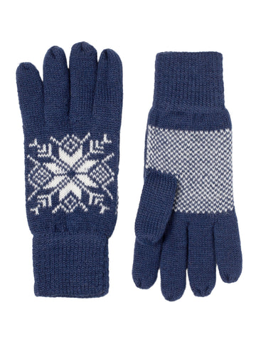 Norlender Snowflake Glove - Navy