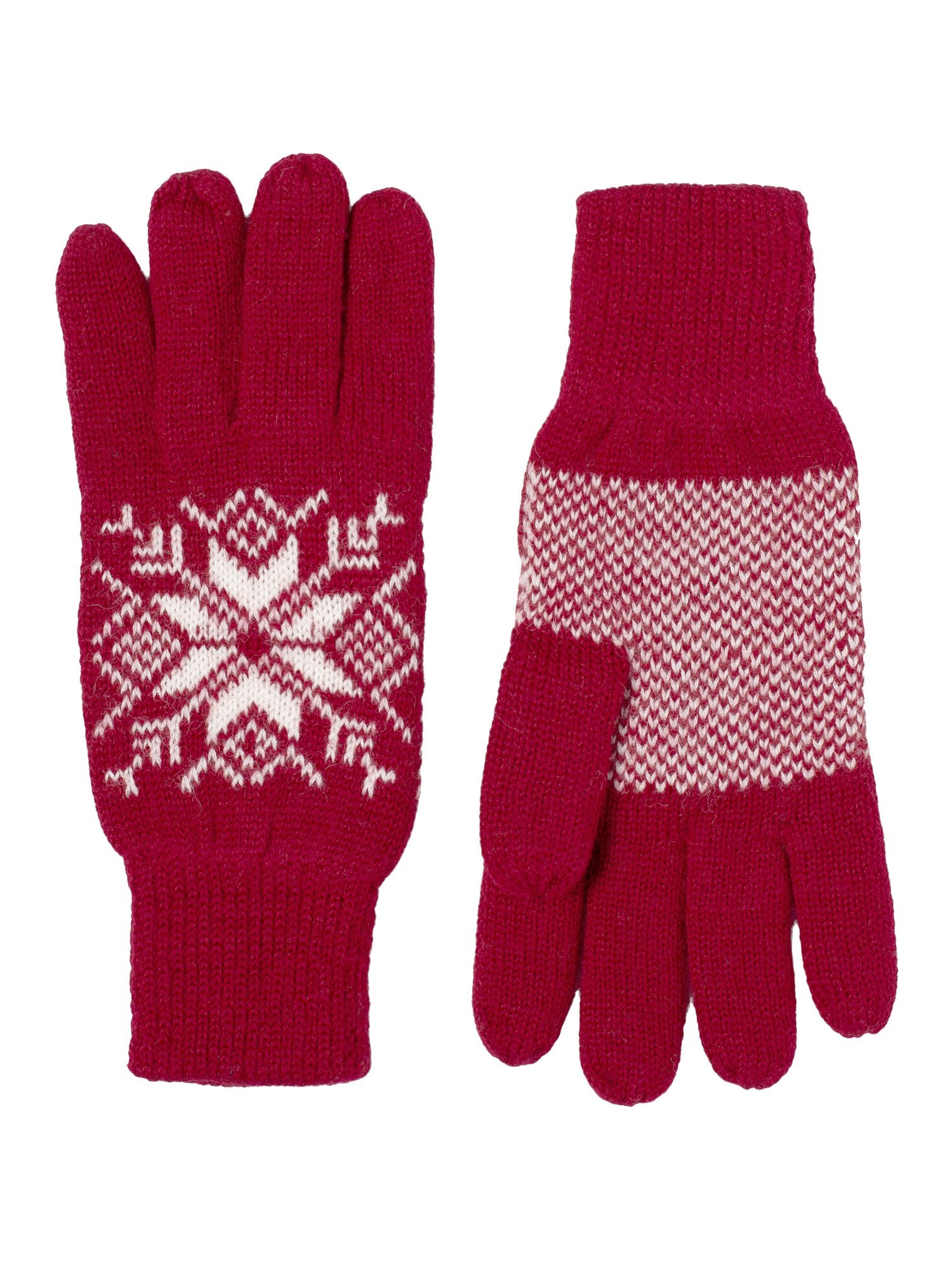 Norlender Snowflake glove - Red