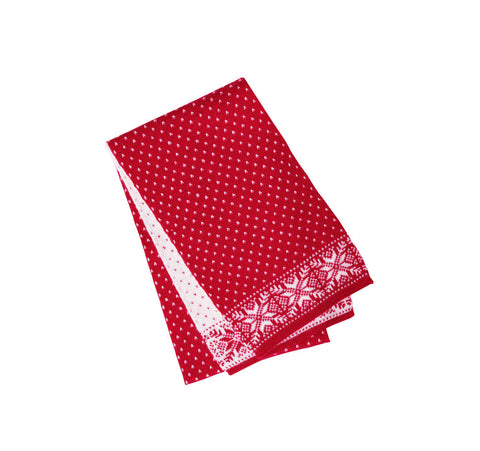 Norlender Snowflake Scarf - Red