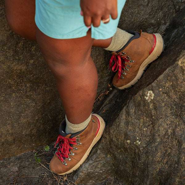 Danner W Mountain 600 Leaf GTX - Grizzly Brown/Rhodo Red