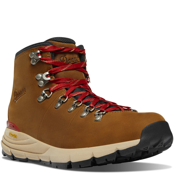 Danner W Mountain 600 Leaf GTX - Grizzly Brown/Rhodo Red