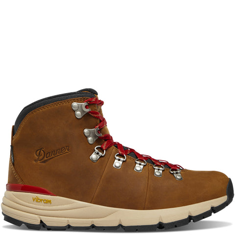 Danner W Mountain 600 Leaf GTX - Grizzly Brown/Rhodo Red