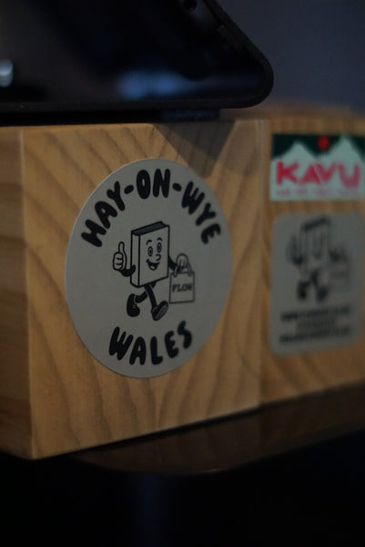 FLOW Hay-on-Wye Sticker - Green