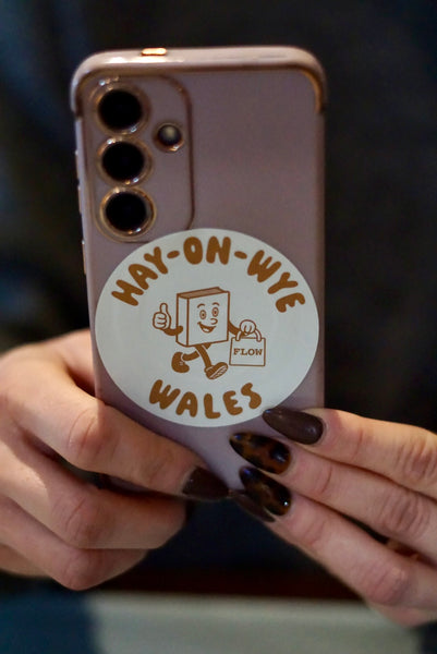 FLOW Hay-on-Wye Sticker - Natural