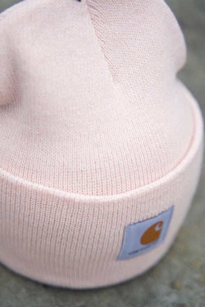 Carhartt Watch Hat - Ash Rose Marshmallow P31