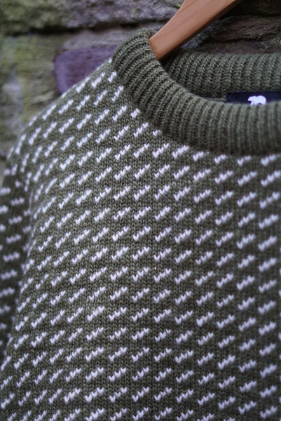 Norlender Svalbard Fisherman’s Sweater - Green