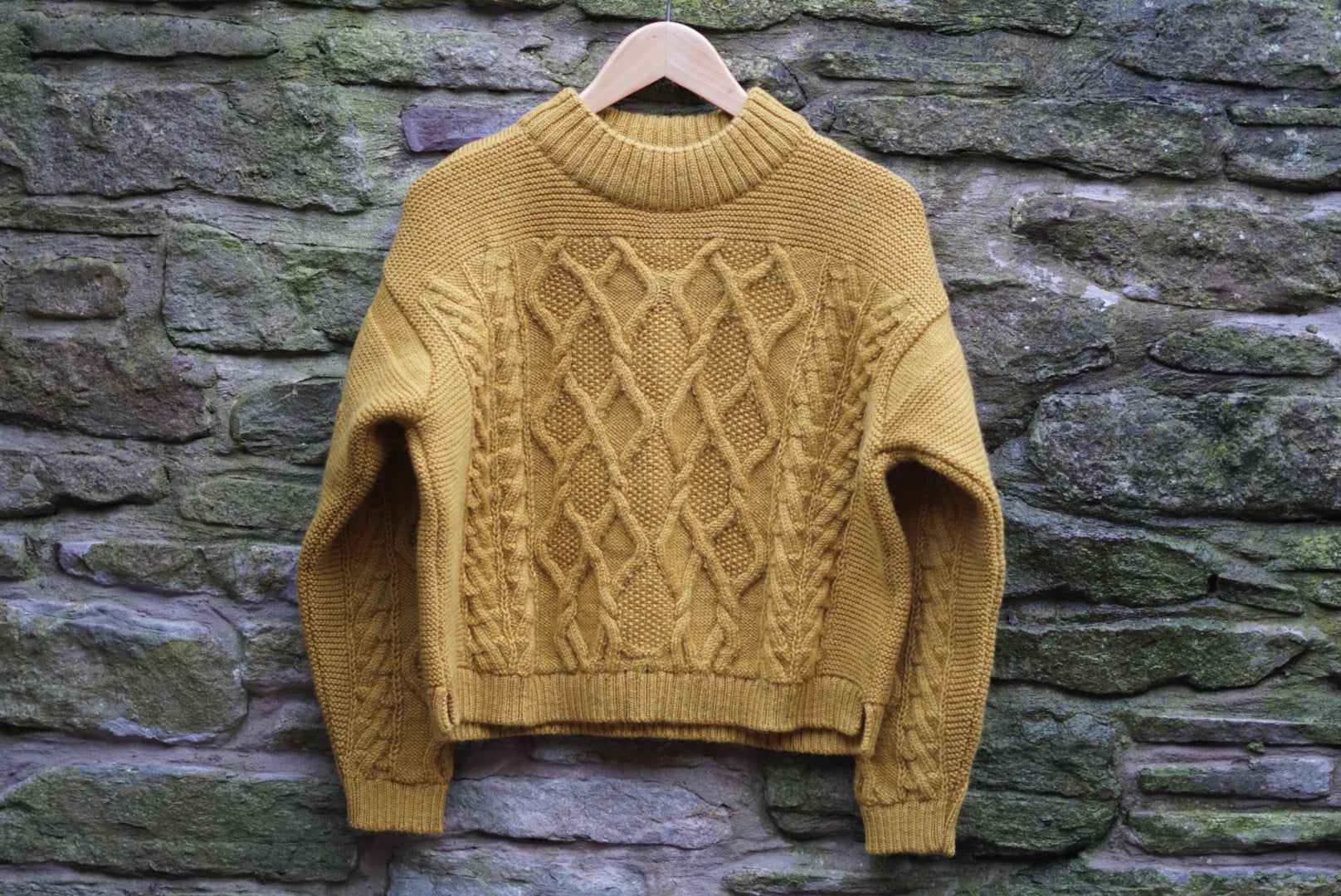 Norlender Tora Nordic Aran Knit - Ochre