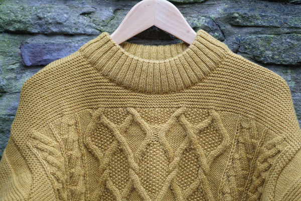 Norlender Tora Nordic Aran Knit - Ochre