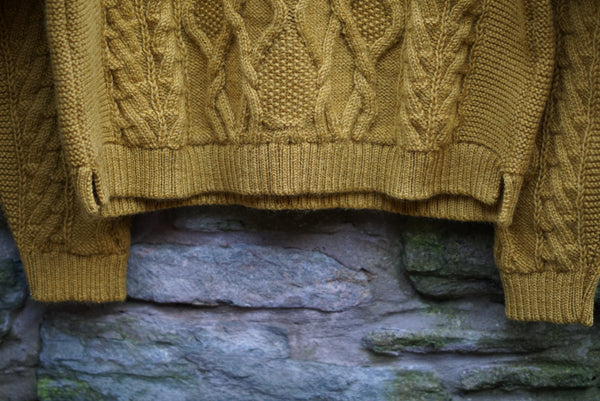 Norlender Tora Nordic Aran Knit - Ochre