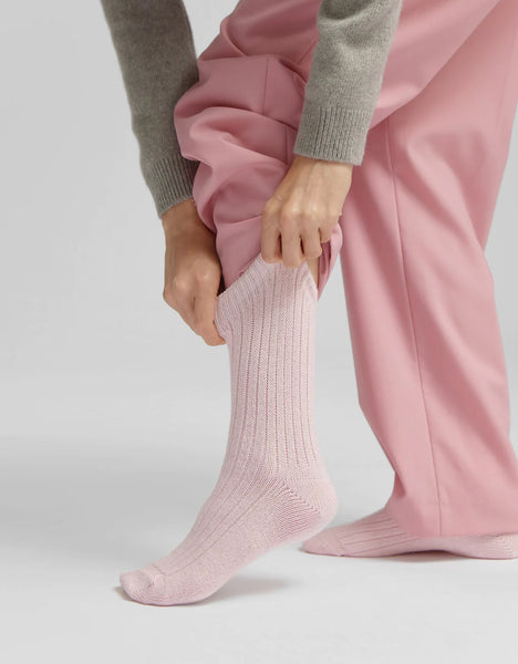 Colorful Standard W Merino Wool Blend Sock - Faded Pink