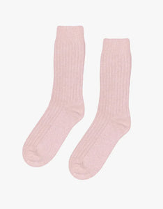 Colorful Standard W Merino Wool Blend Sock - Faded Pink