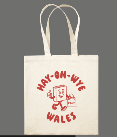 FLOW Hay-on-Wye Tote Bag - Red