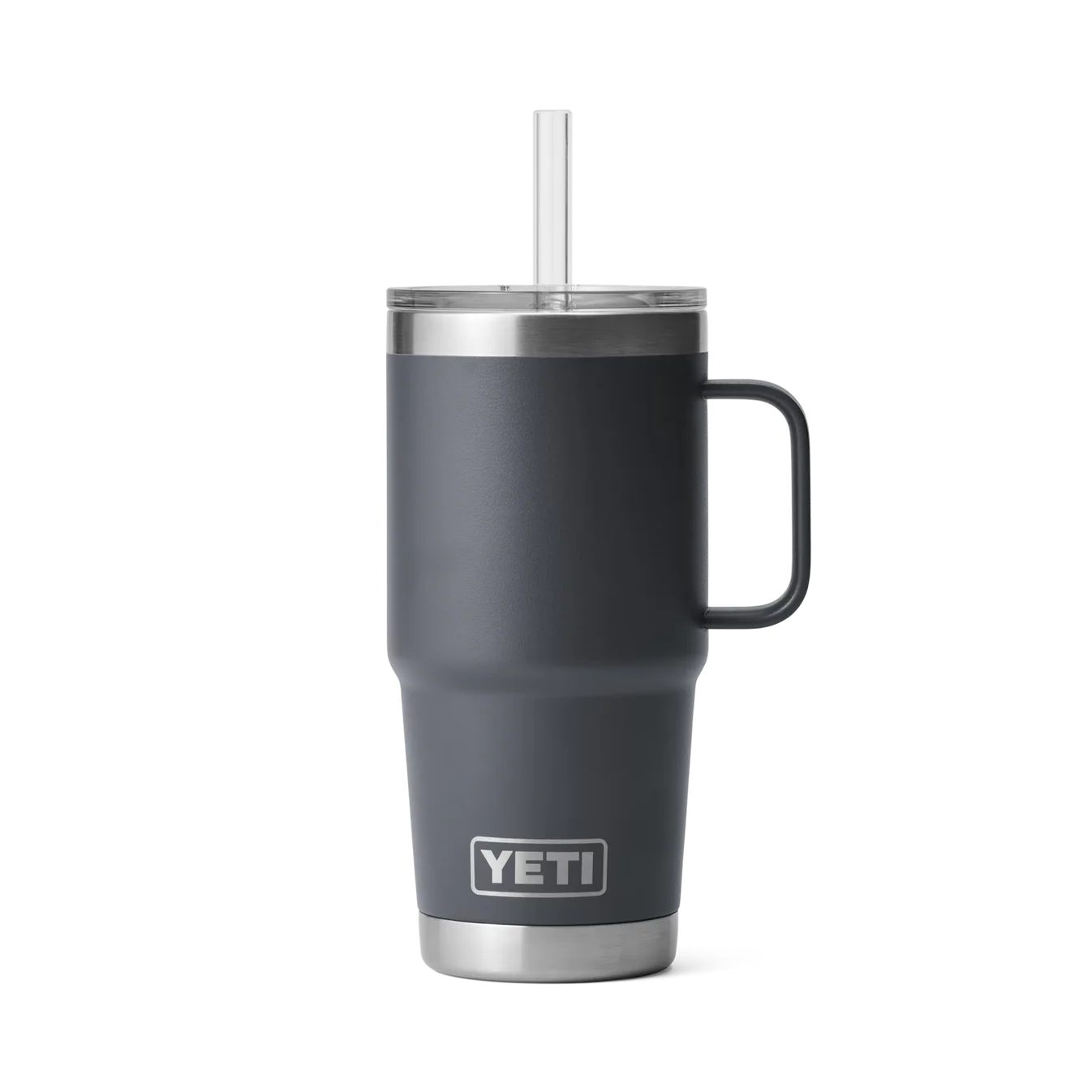 Yeti Rambler 25oz Straw Mug - Charcoal