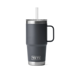 Yeti Rambler 25oz Straw Mug - Charcoal