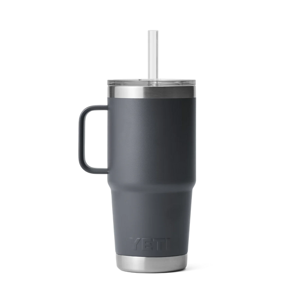 Yeti Rambler 25oz Straw Mug - Charcoal