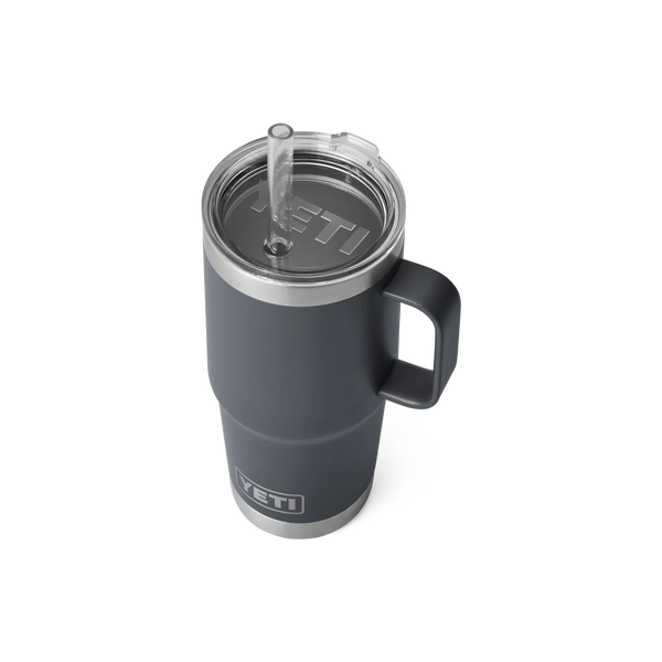 Yeti Rambler 25oz Straw Mug - Charcoal