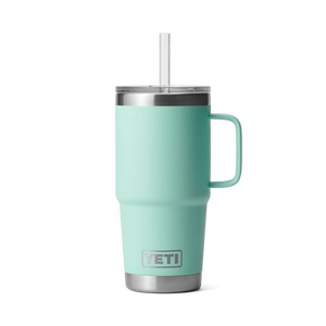 Yeti Rambler 25oz Straw Mug - Seafoam