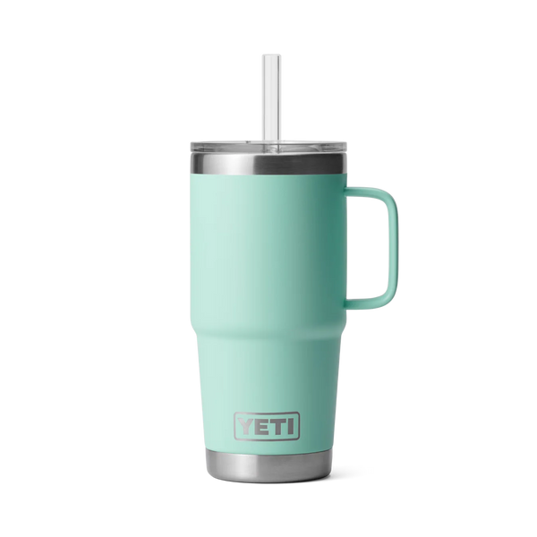 Yeti Rambler 25oz Straw Mug - Seafoam