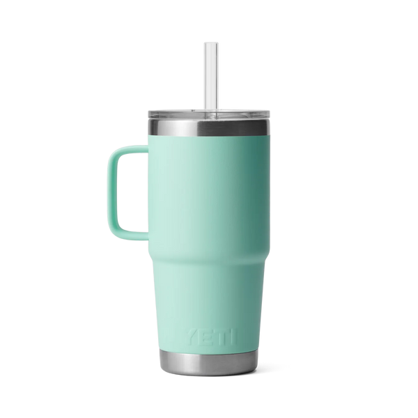 Yeti Rambler 25oz Straw Mug - Seafoam