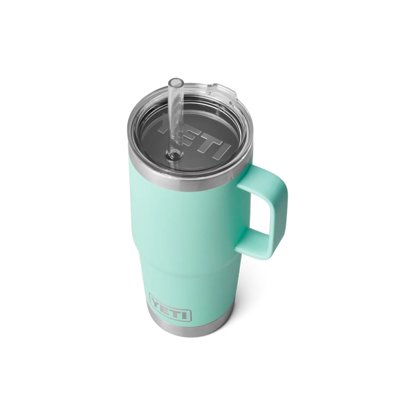 Yeti Rambler 25oz Straw Mug - Seafoam