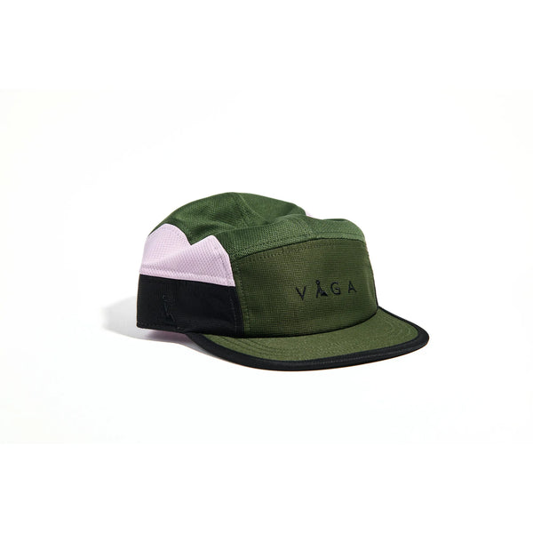 Våga Club Cap - utility green-black-lightpink