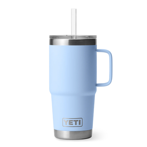 Yeti Rambler 25oz Straw Mug - Big Sky Blue