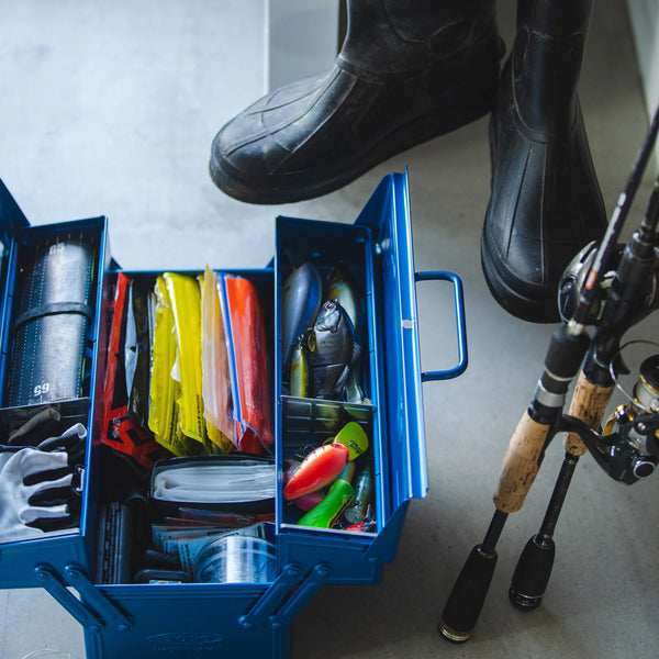 TOYO Steel Cantilever Tool Box - Blue