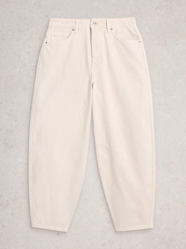 White Stuff Aubrey Barrel Leg jean - Nat White