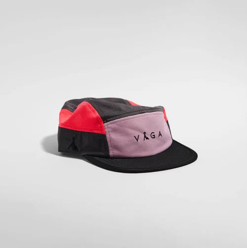 Våga Club Cap - darktaupe-neonpeach-pastelpink