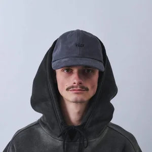 Våga washed cotton cap - charcoal