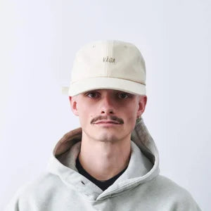 Våga washed cotton cap - Ecru