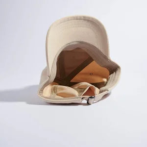 Våga washed cotton cap - Ecru