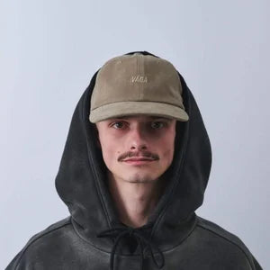 Våga washed cotton cap - Taupe