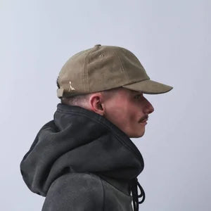 Våga washed cotton cap - Taupe