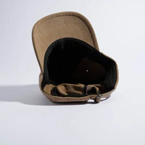 Våga washed cotton cap - Taupe