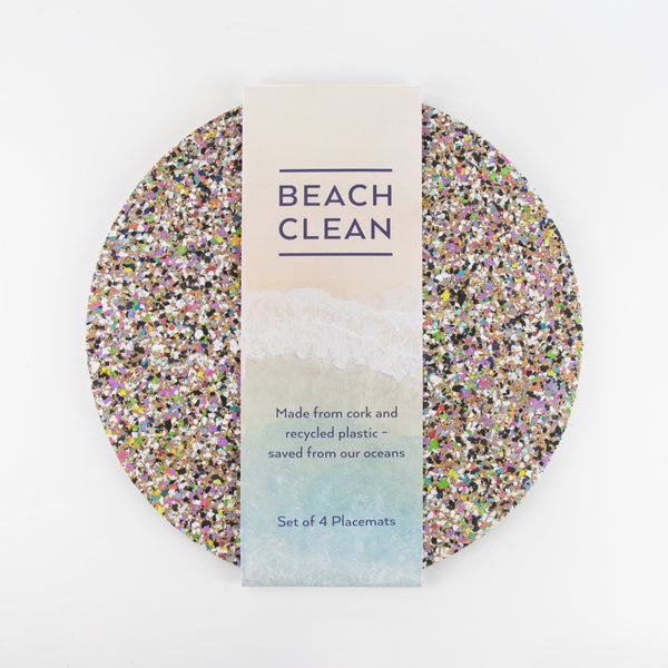 LIGA Beach Clean Round Placemat x 4