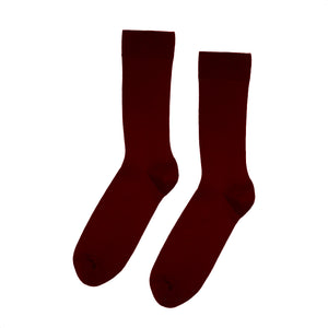Colorful Standard Ms Organic Cotton Socks - Oxblood Red