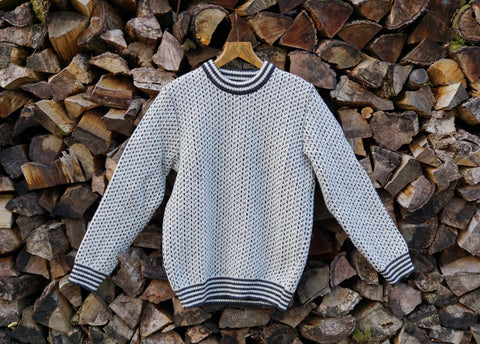Norlender Island Fisherman’s Sweater - Off-White