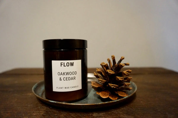 Plant Wax Candle - Oakwood & Cedar