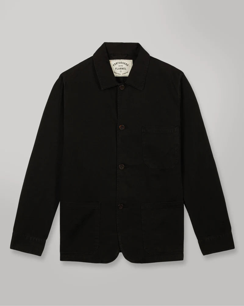 Sale Portuguese Flannel Labura Jacket - Black