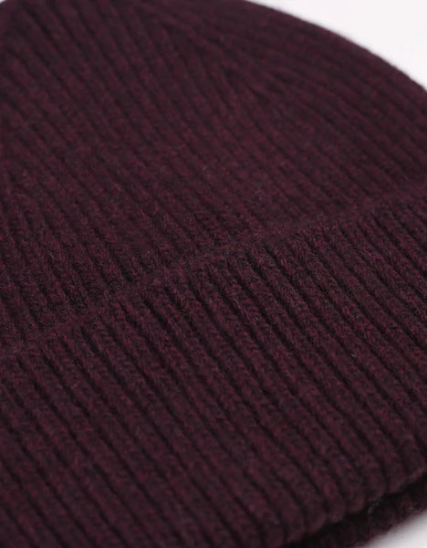Colorful Standard Merino Wool Beanie - Oxblood Red