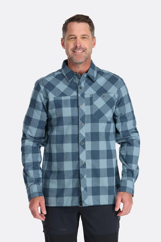 Sale Rab Boundary Shirt - Orion Blue Check