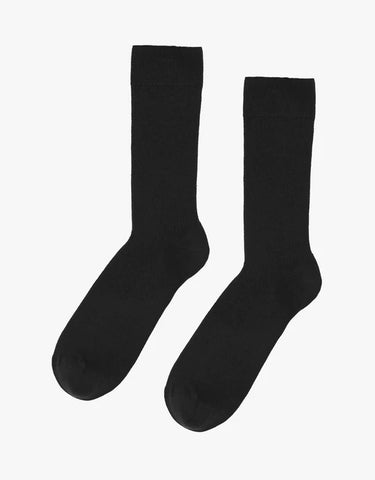 Colorful Standard Ms Organic Cotton Socks - Deep Black