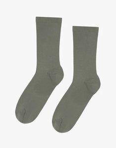 Colorful Standard Ws Organic Cotton Socks - Dusty Olive